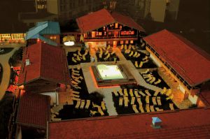 Saunahof der Therme I