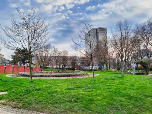 Stadtgarten mit Gauklerbrunnen