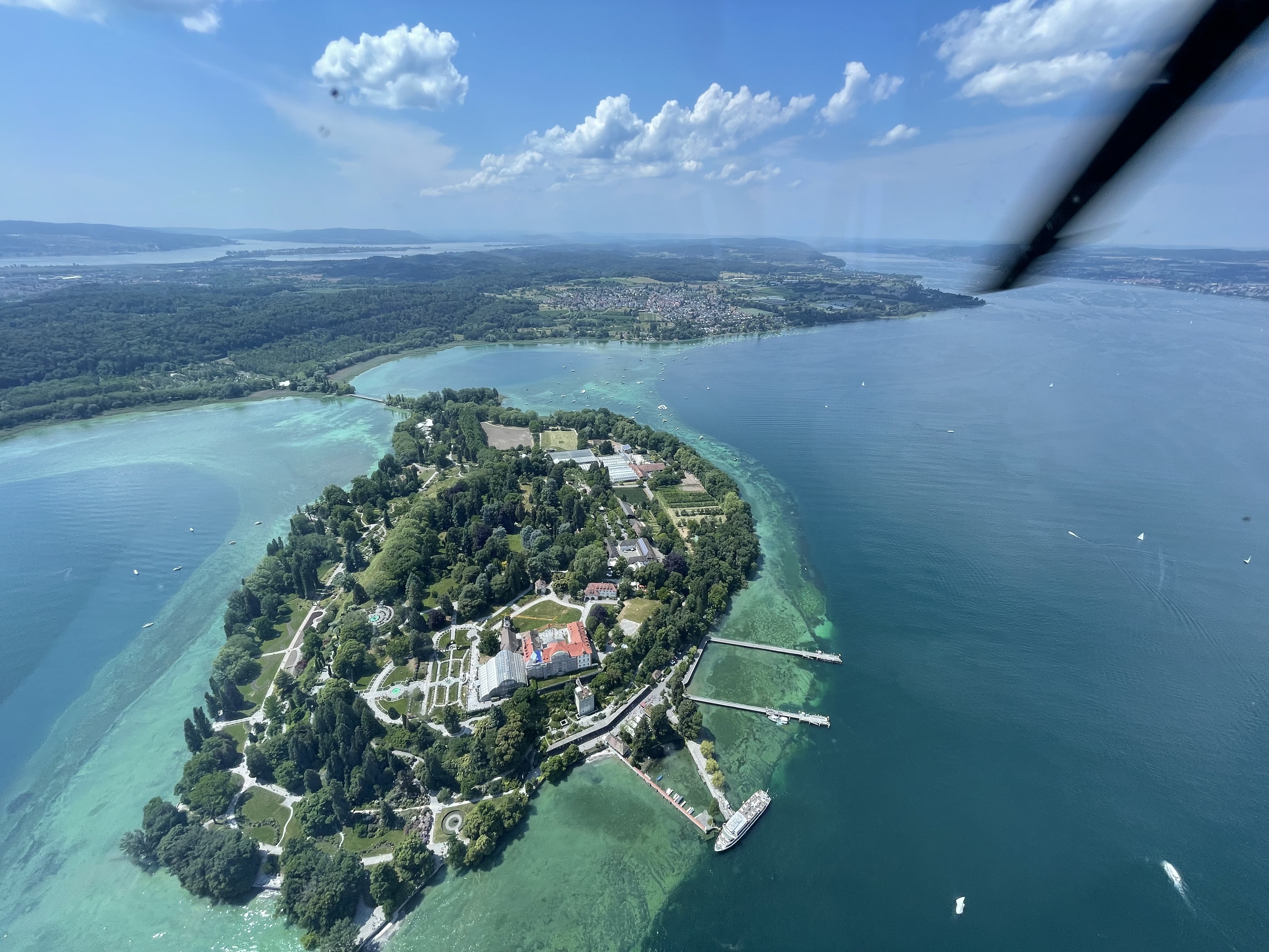 Insel Mainau Helikopter